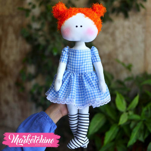 Doll For Kids -Light Blue Dress (45 cm )