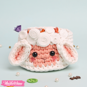 Crochet Basket-Sheep