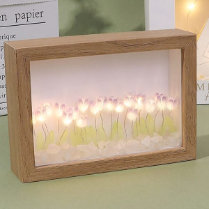 Wooden Tableau - Flower