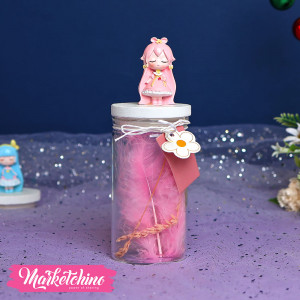 Lighting Letter Bottle-Pink Girl
