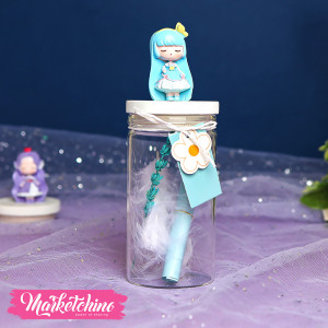 Lighting Letter Bottle-Blue Girl