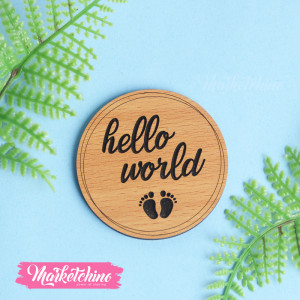 Hello World Lable For Kids 