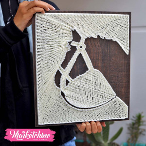 String Art-Tableau-Horse