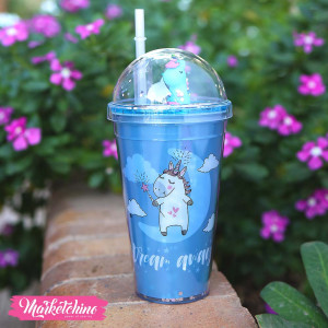 Ice Cup-Blue Unicorn 