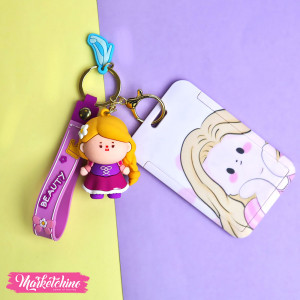 Silicone Keychain&Card Cover-Rapunzel