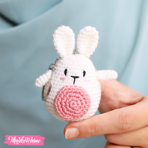 Crochet Keychain-Bunny