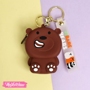 Silicone Cover-Airpods- We Bare Bears-Grizz