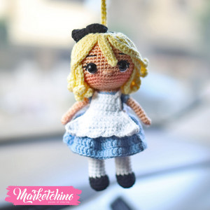 Mini Doll-Crochet-Alice (14 cm )