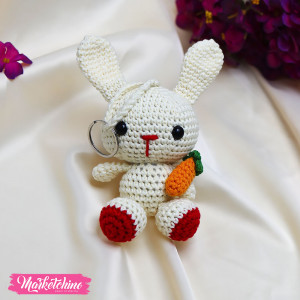 Crochet Car Charm&Keychain-Bunny