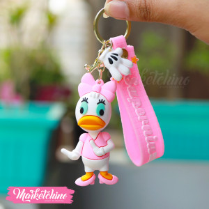 Silicone Keychain-Daisy Duck