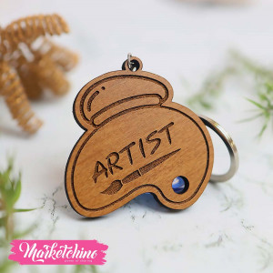 Wooden Keychain-Artist