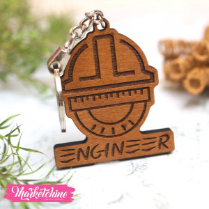 Wooden Keychain-Engineer