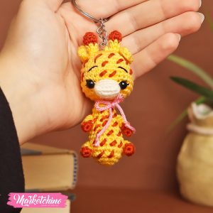 Crochet-Keychain-Giraffe 