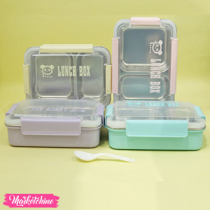 Stainless Steel Lunch Box With Spoon