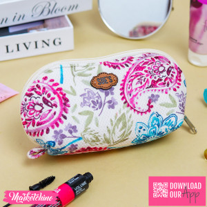 Mini Make Up Bag-Patchwork-Colorful 1