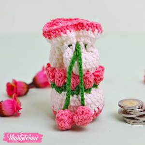 Crochet Coins Holder-Pink