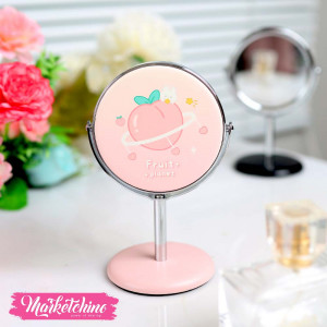 Acrylic Cosmetic Mirror-Peach