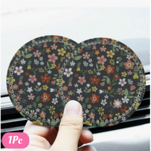1pc Flower Pattern PVC  Coaster