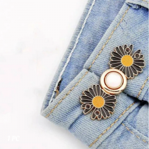 2pcs Jeans Waistband Retractable Buckle