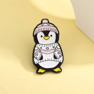  Cute Cartoon Monster, Penguin, Seal Design Oil Drop Brooch