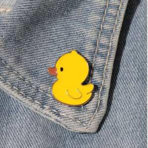 Fashionable Enamel Drip Yellow Baby Duck Brooch