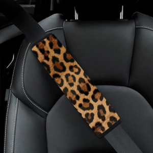 	 Set of 2 Covers, Tiger Seat Belt Cover