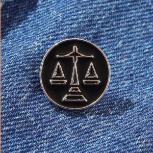 Libra Design Brooch