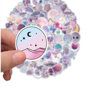 100pcs Cartoon Graphic Sticker