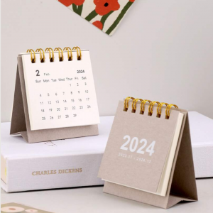1pc Number Graphic Mini Desk Calendar