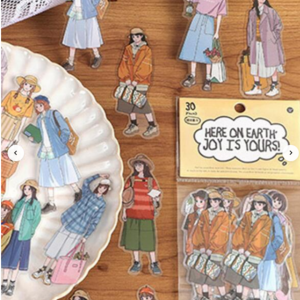 30pcs Figure Graphic Sticker