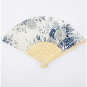 Women's Classical Bamboo Folding Fan With Japanese Style