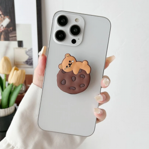 Cookie Bear Design Stand-Out Phone Grip