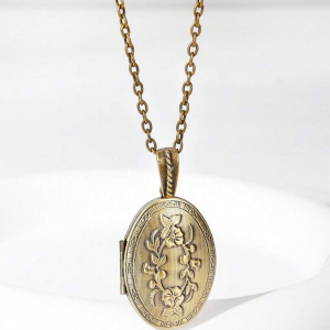 Fashionable Printed Antique Bronze Necklace For Picture 