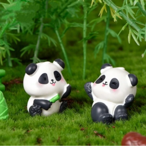 2pcs Panda Design Decoration Craft 2