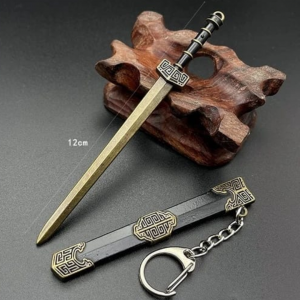 Ancient Sword Design Bag Keychain