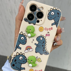 3D Cartoon Dinosaur Decor Cover Iphone 13 Pro Max