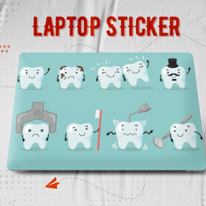  Cover Laptop Skin Sticker-Dentist-15.6 Inch