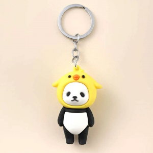 Cartoon Panda Charm Keychain