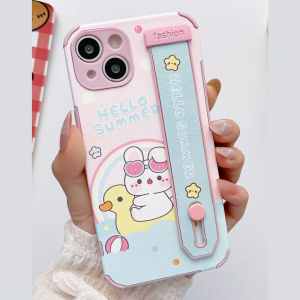 Rabbit Pattern Hand Strap Phone Cover  iphone 12  pro max