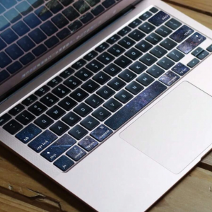 Galaxy Print PVC Laptop Protective Sticker Compatible With MacBook Pro