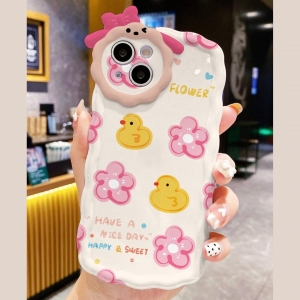 Cartoon Duck Phone Cover  iphone 14  pro max