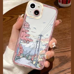 Landscape Print Clear Phone Cover  iphone 11