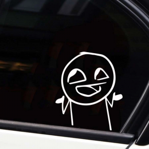 Cartoon Graphic Car Sticker