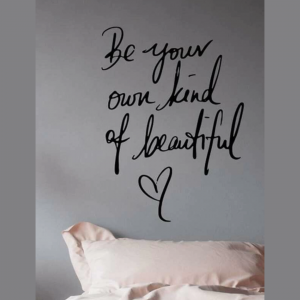 Slogan Print Wall Sticker