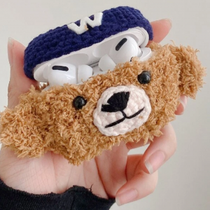 Bear Design Plush AirPods Pro