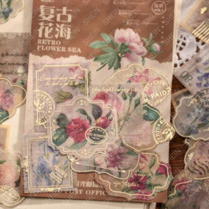 40pcs Flower Pattern Sticker
