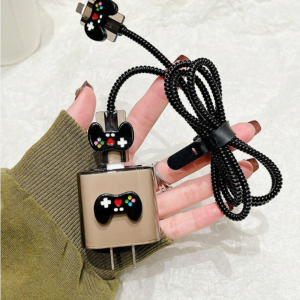 Set Of 5pcs Gaming Accessories Charging Data Cable Protector Iphone