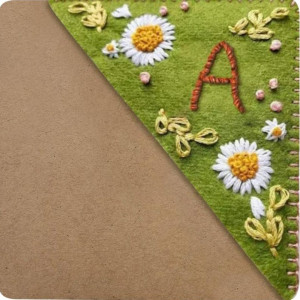 Personalized Embroidery Felt Bookmark ( A )