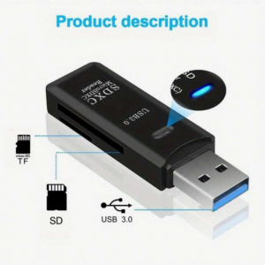 Mini High Speed 2 In 1 Multi Card Reader USB 3.0 Micro SD TF Card Memory Flash Drive Adapter