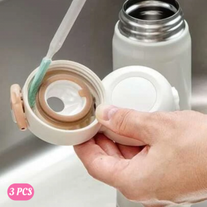 3pcs White Cleaning Brush Set Multi functional Kitchen 